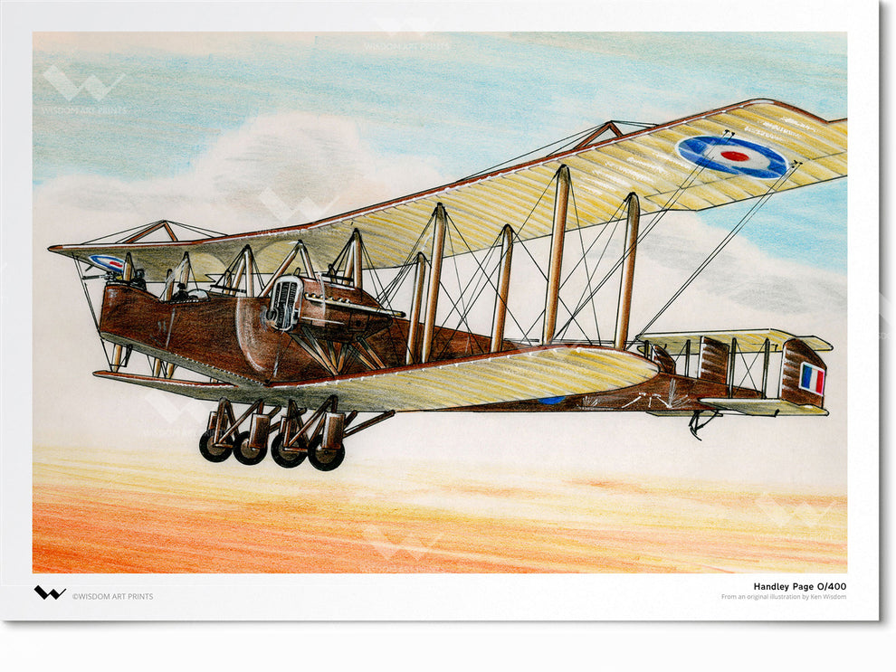 Handley Page O/400 – Wisdom Art Prints
