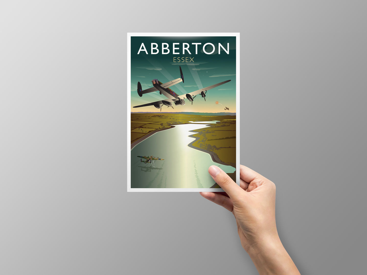 Abberton Reservoir Greeting Card