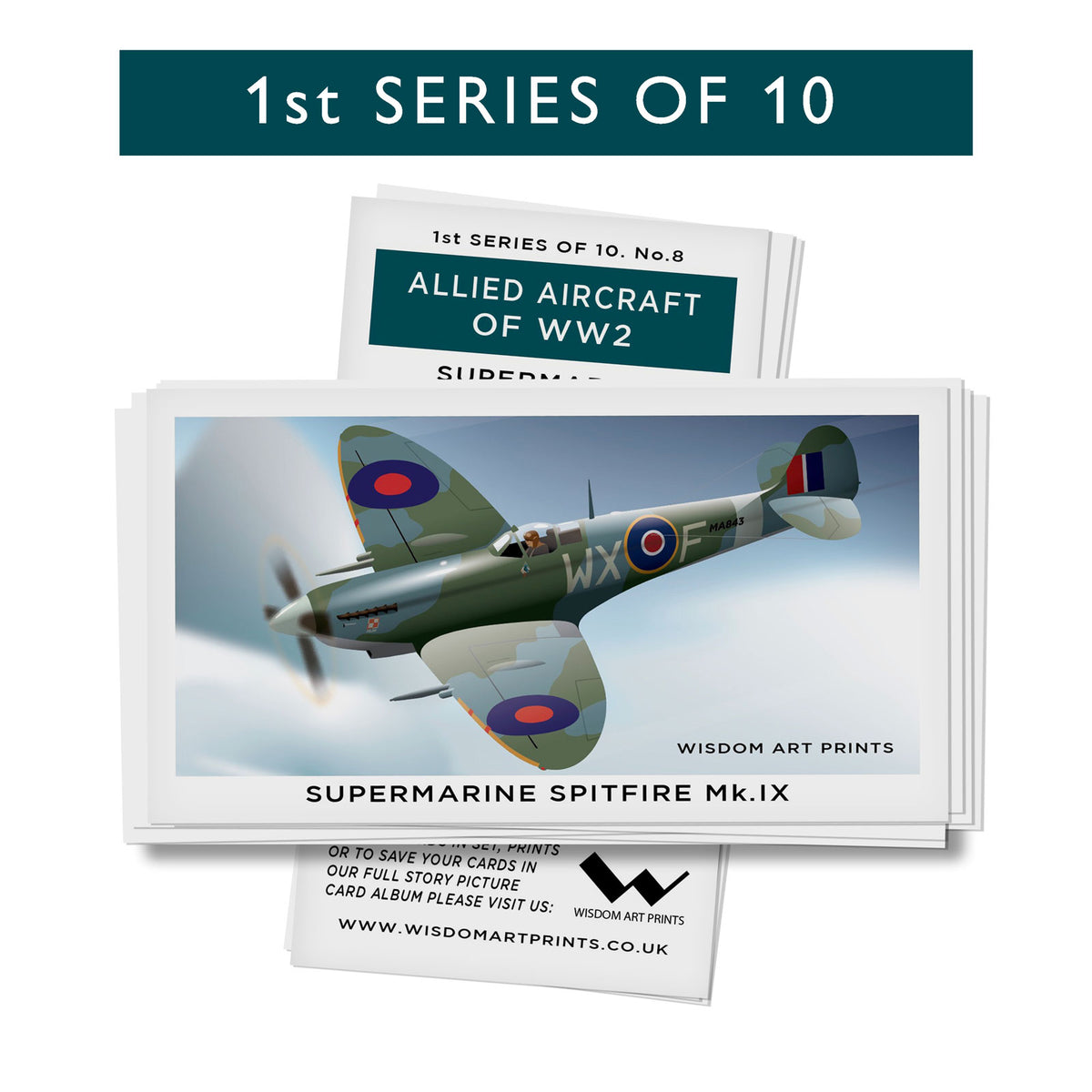 Allied Aircraft of WW2 (Series 1) Collector's Cards