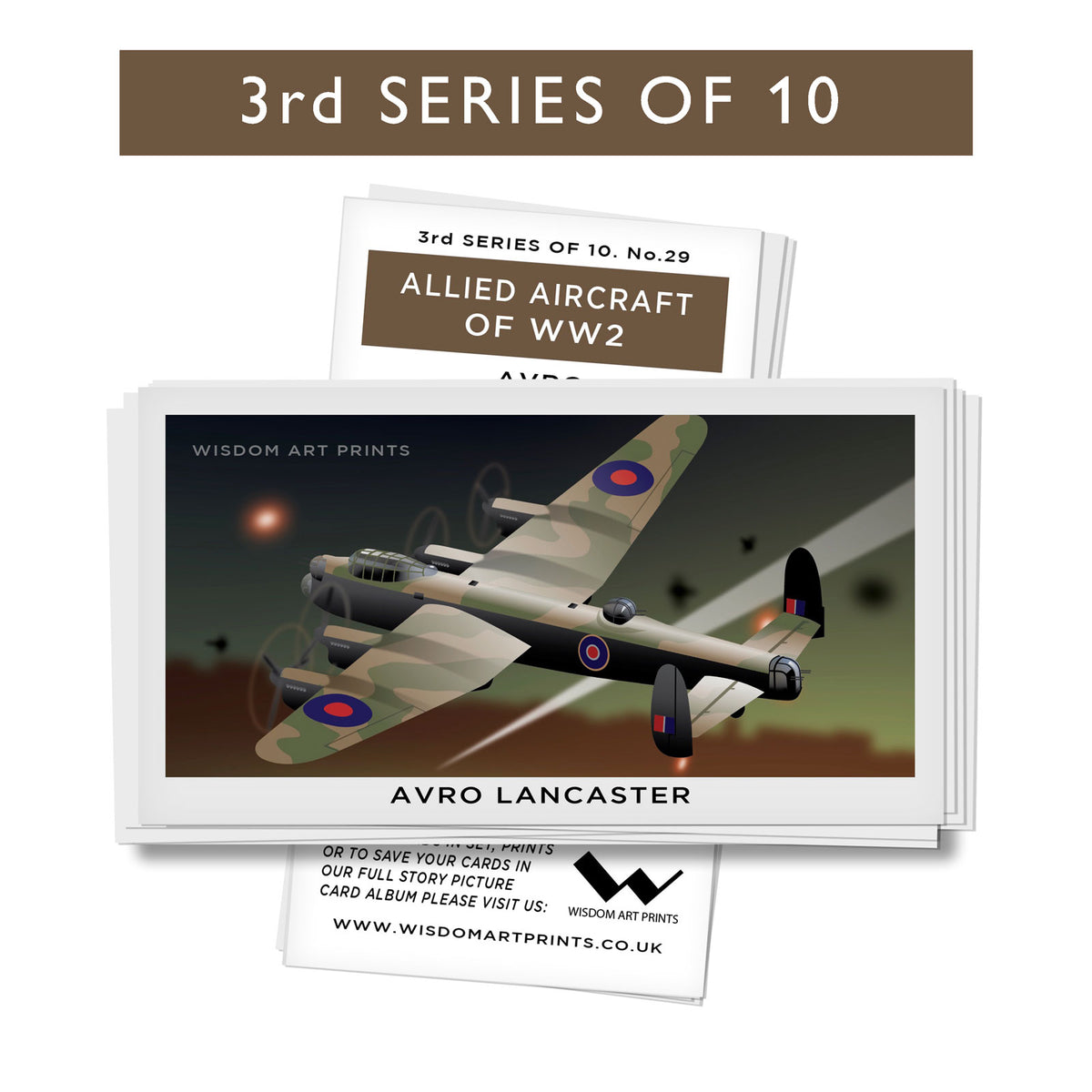 Allied Aircraft of WW2 (Series 3) Collector's Cards