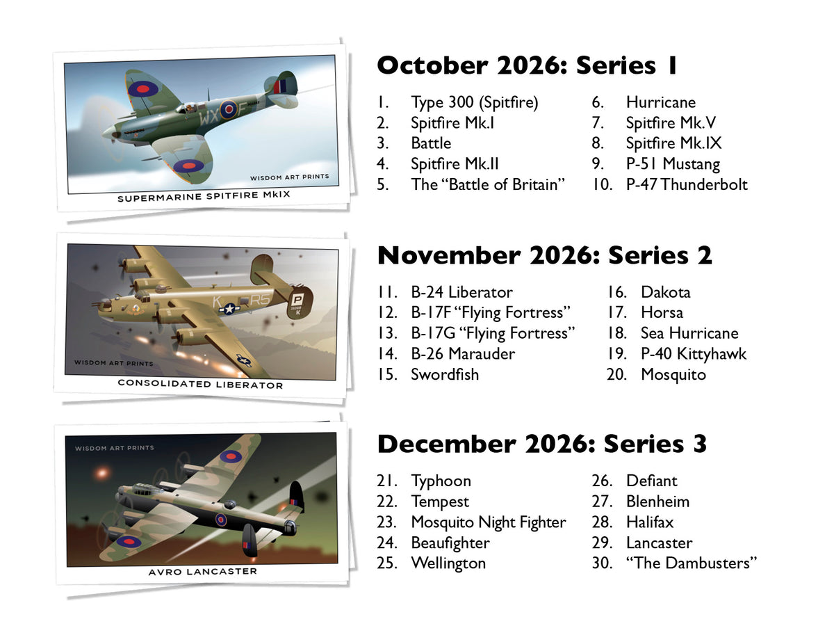 Allied Aircraft of WW2 • Picture Card Album