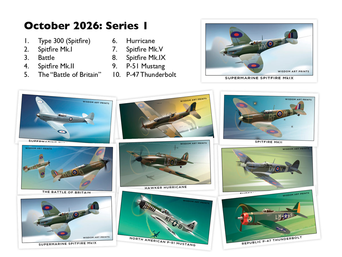 Allied Aircraft of WW2 (Series 1) Collector's Cards
