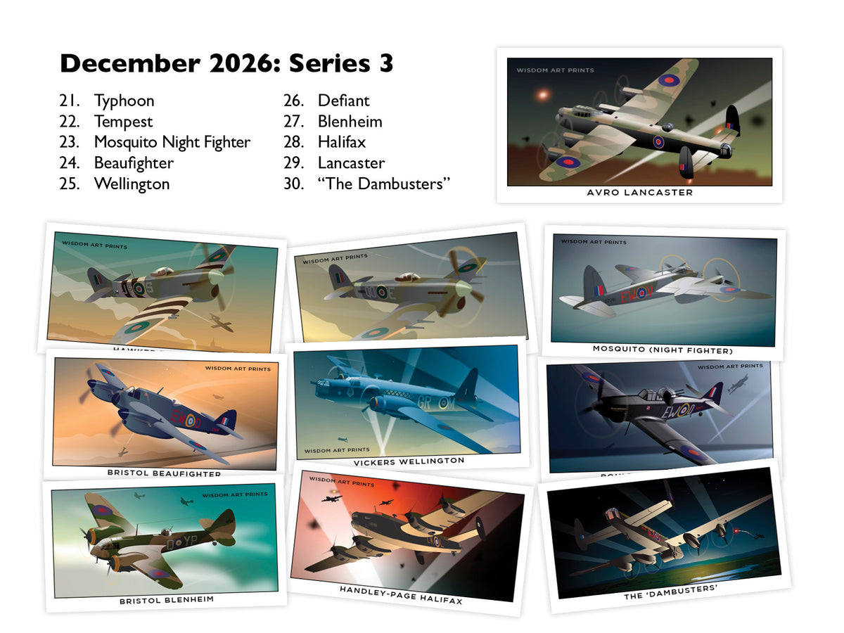 Allied Aircraft of WW2 (Series 3) Collector's Cards
