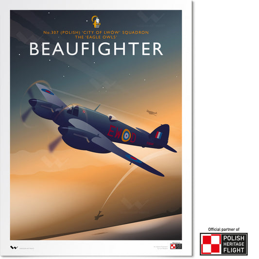 307 Squadron Beaufighter Art Print