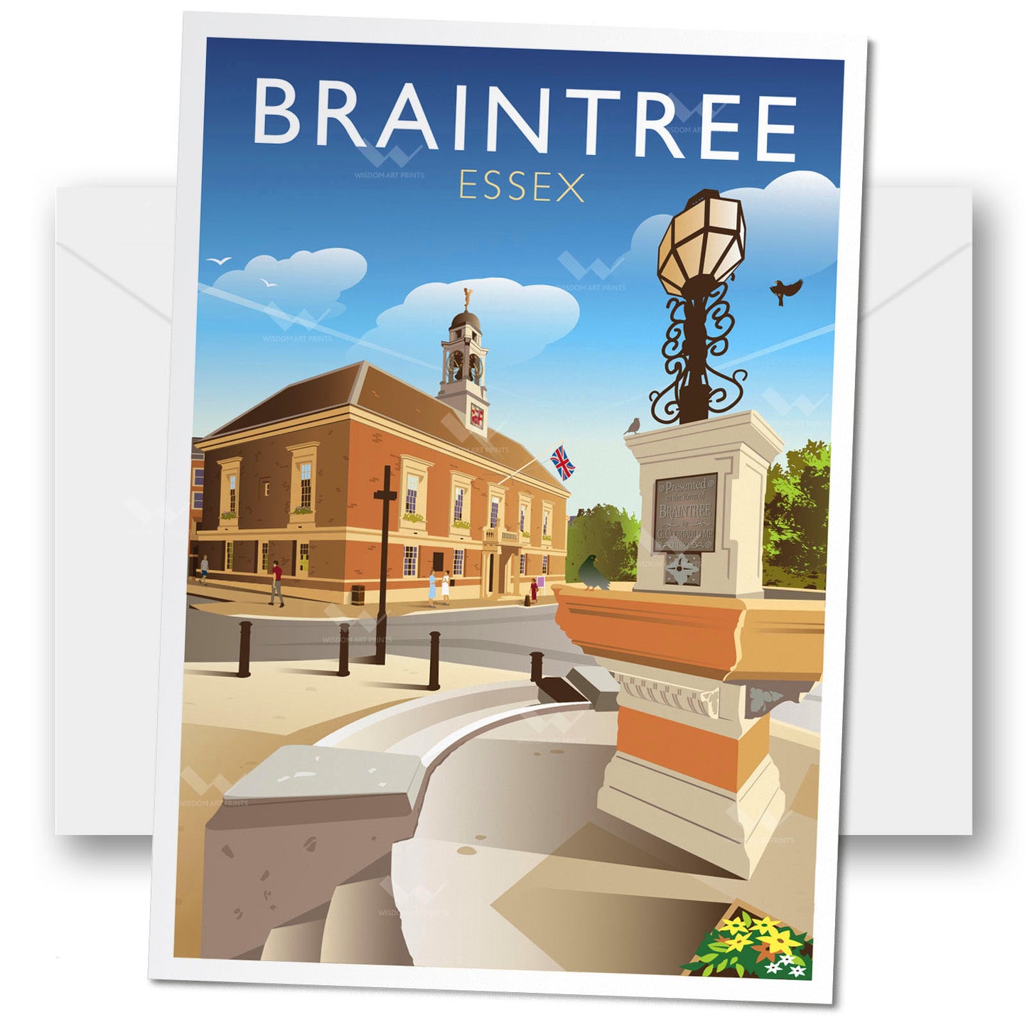 Town Hall, Braintree Greeting Card