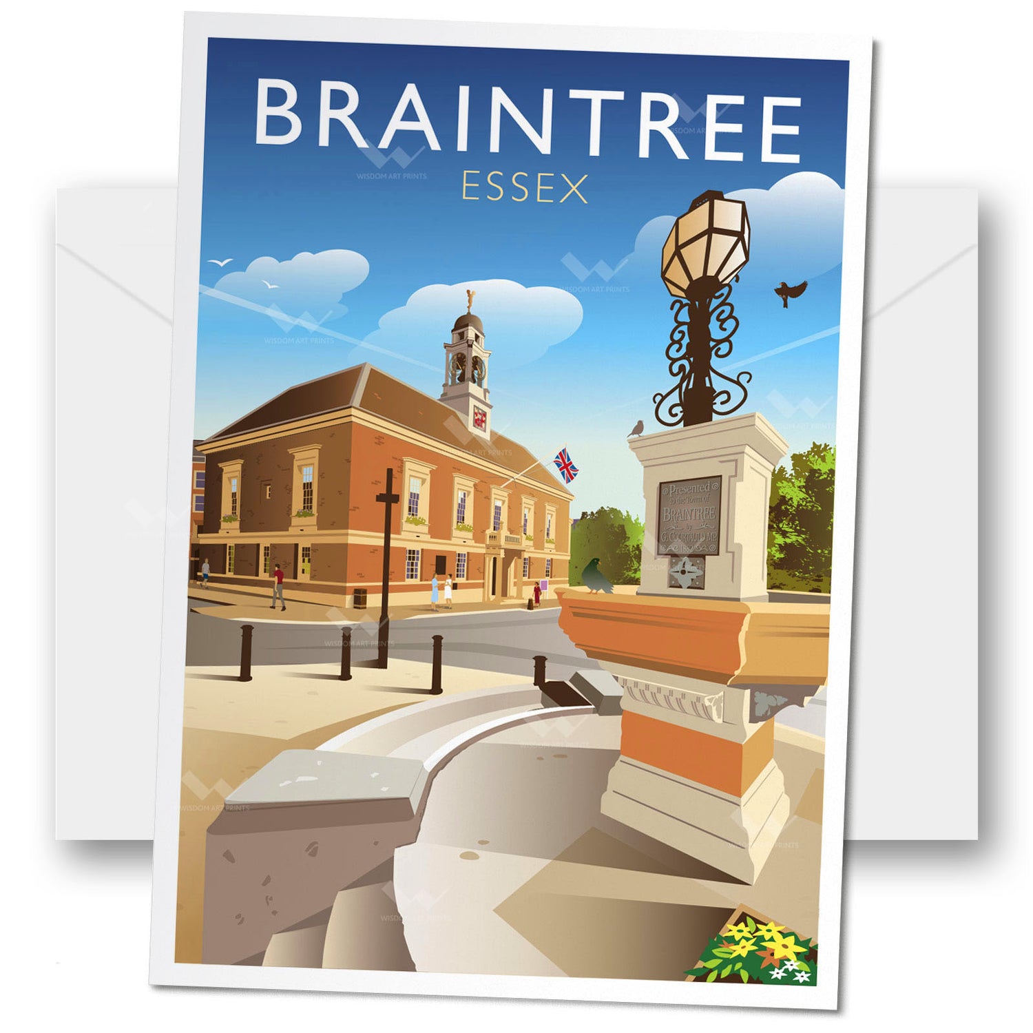 Town Hall, Braintree Greeting Card