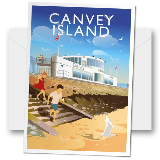 The Labworth, Canvey Island Greeting Card