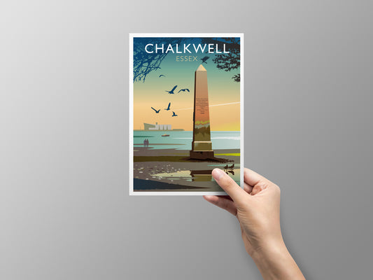 Chalkwell Crowstone Greeting Card