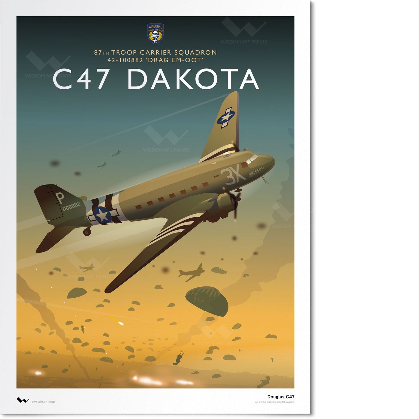 Douglas C47 Dakota Art Print
