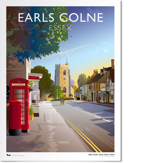 Earls Colne, Essex Art Print