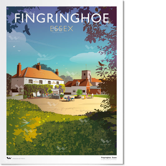 Fingringhoe, Essex Art Print