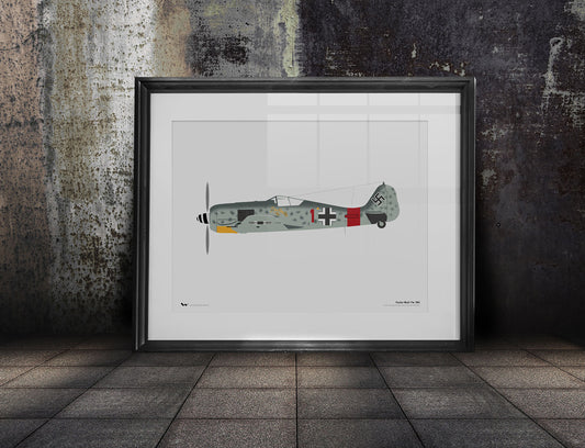 Fw190 Fighter Art Print