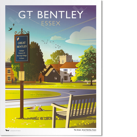 Great Bentley, Essex Art Print