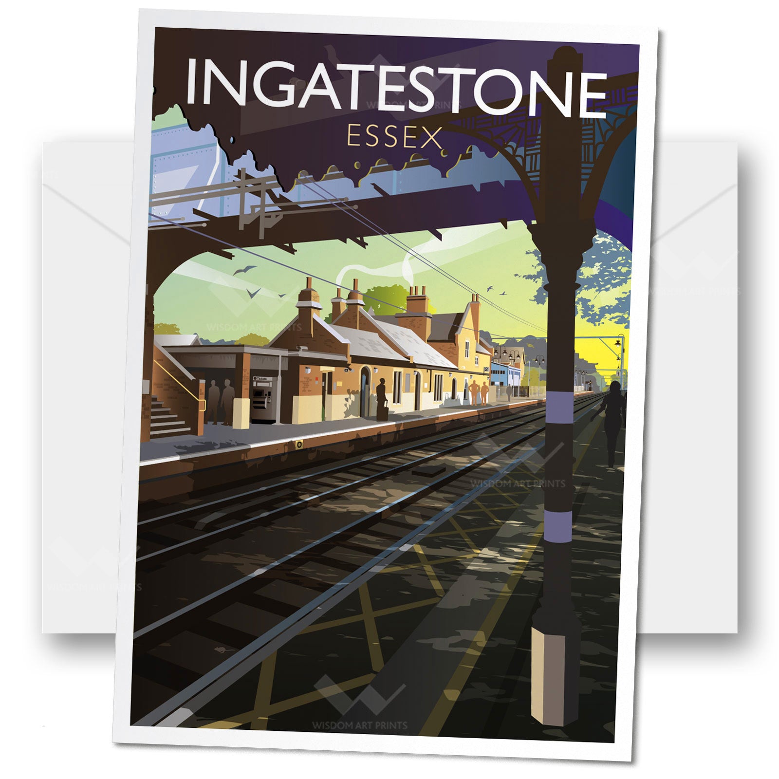Ingatestone, Essex Greeting Card – Wisdom Art Prints