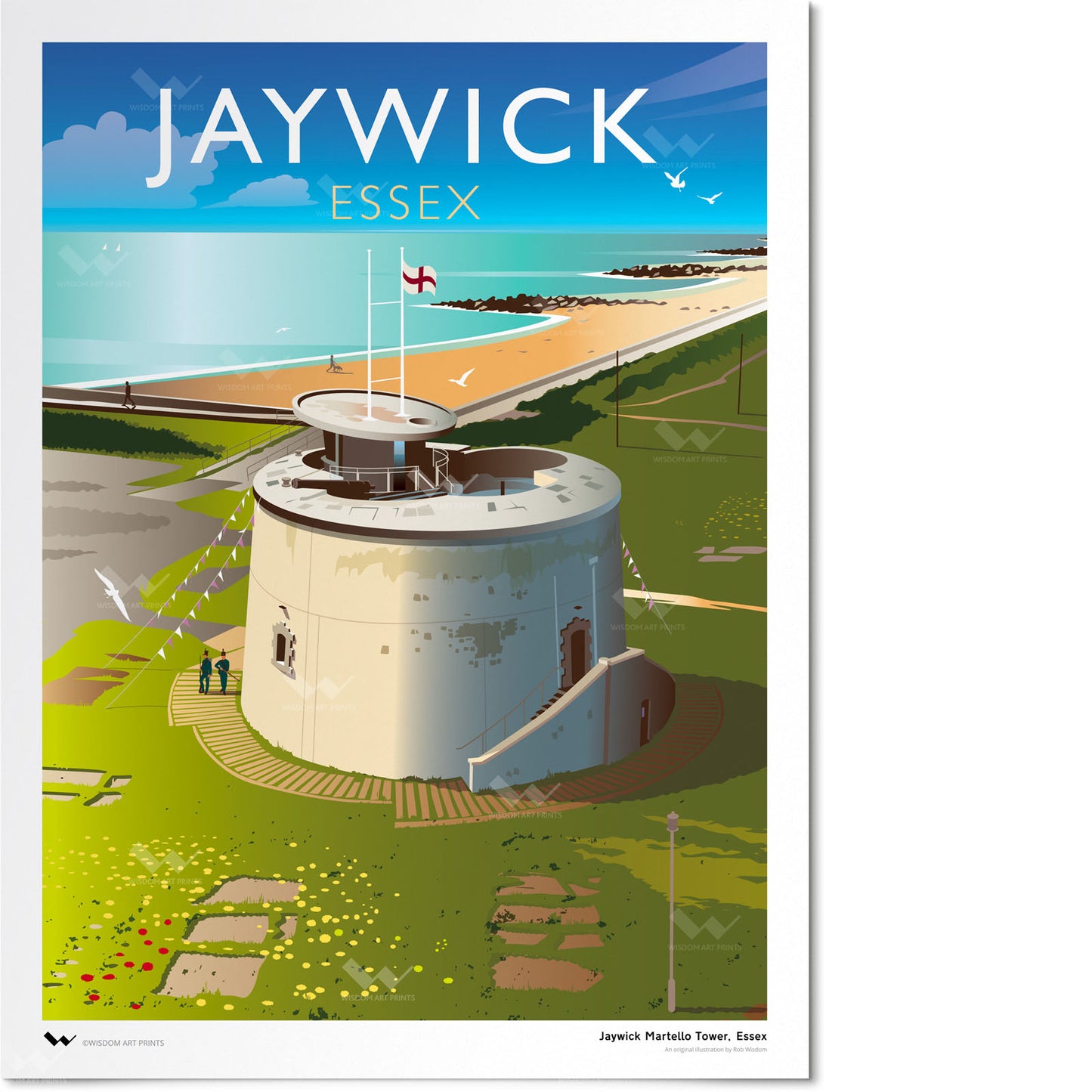 Jaywick, Essex Art Print