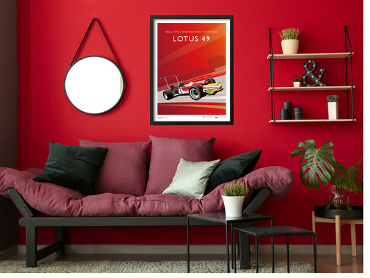 Lotus 49 Formula One Art Print