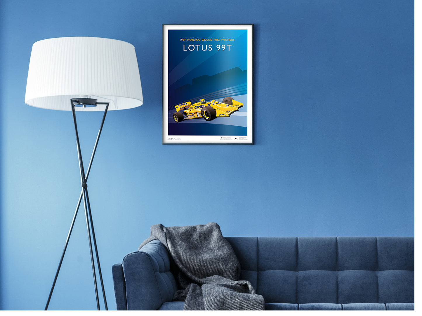 Lotus 99T Formula One Art Print