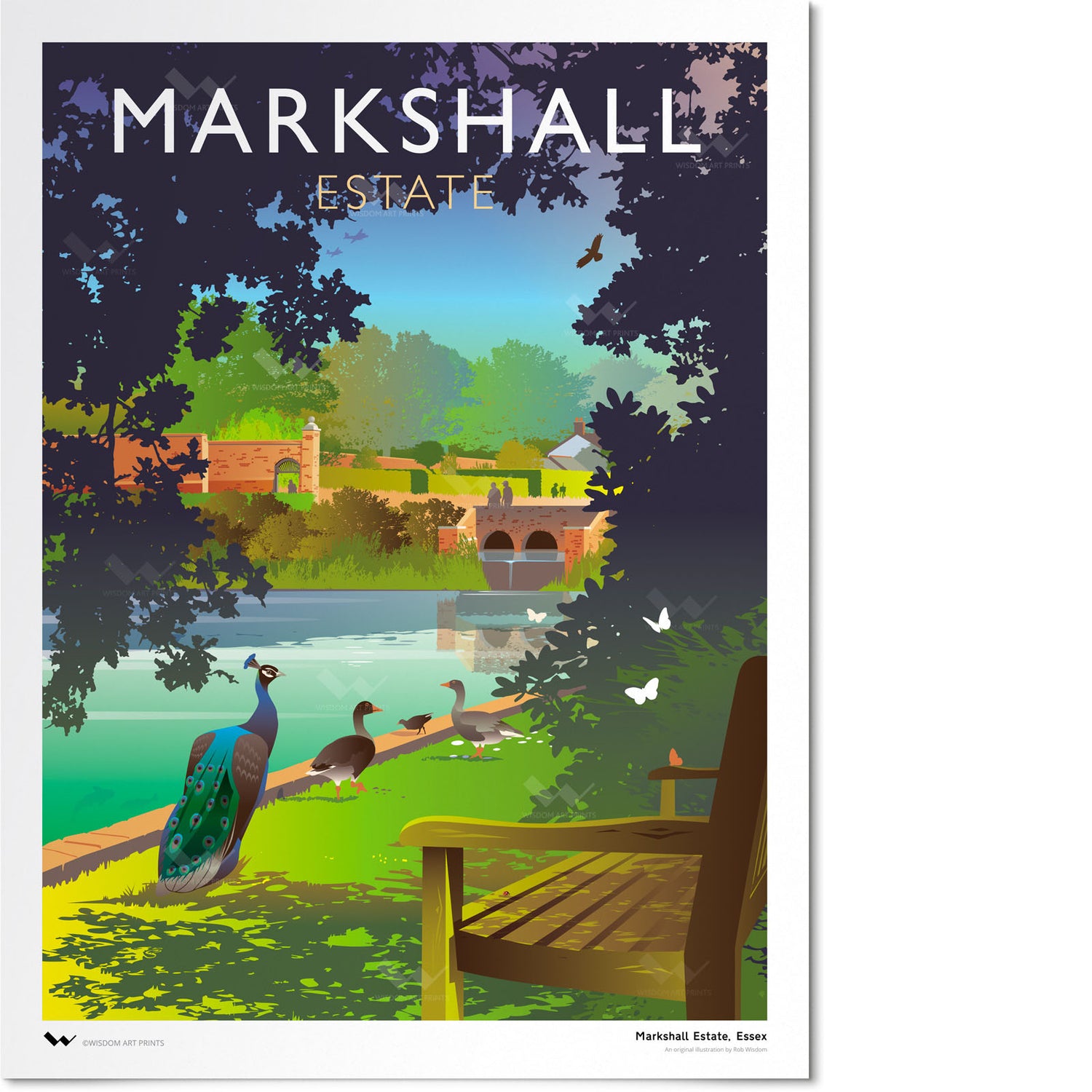 Markshall Estate Art Print