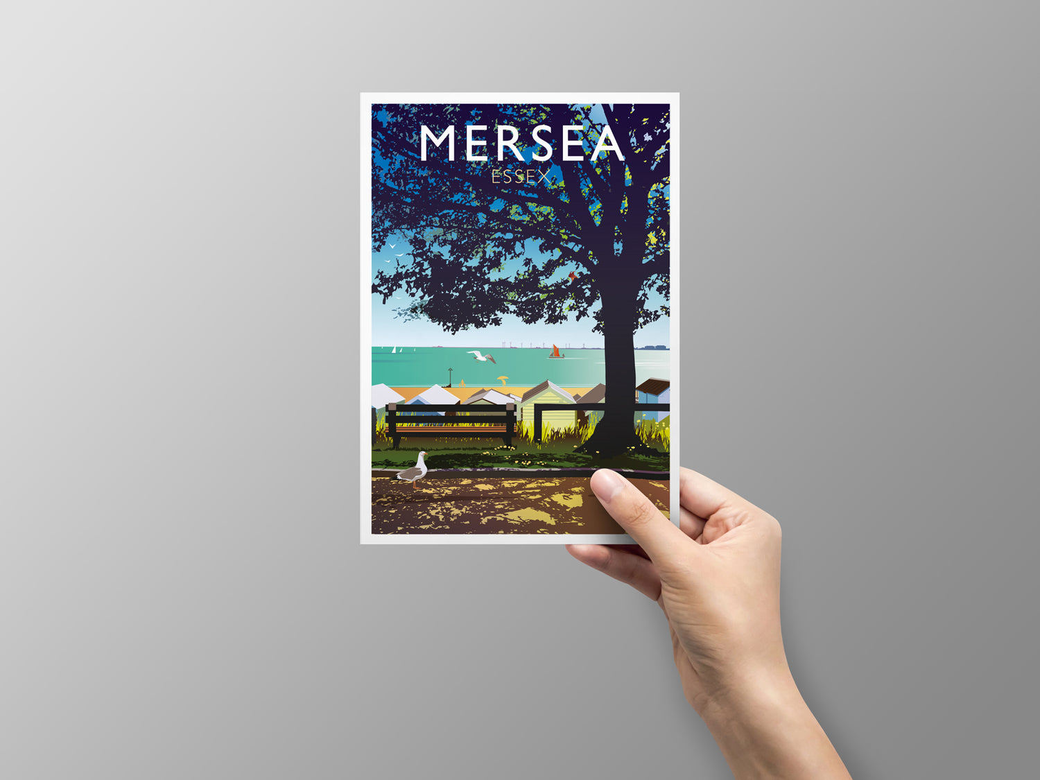Victoria Esplanade, Mersea Greeting Card