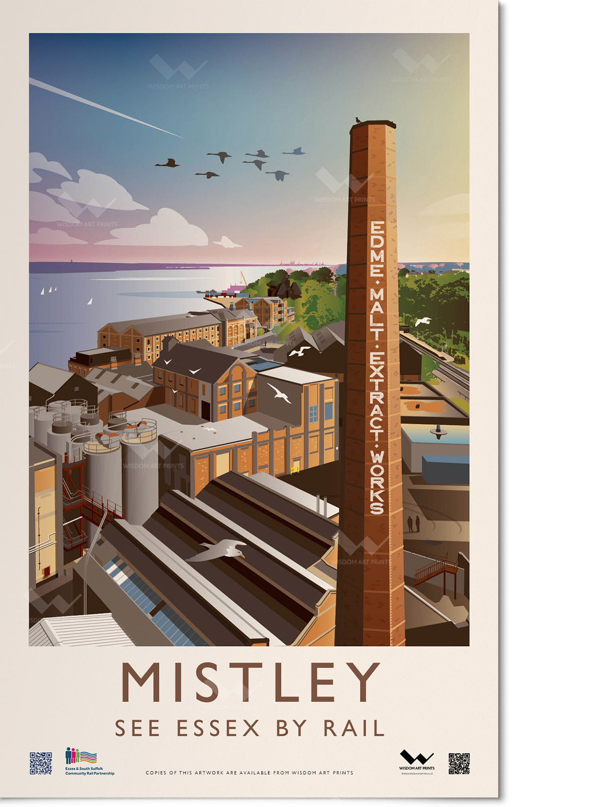 The Maltings, Mistley, Essex (Platform Poster)