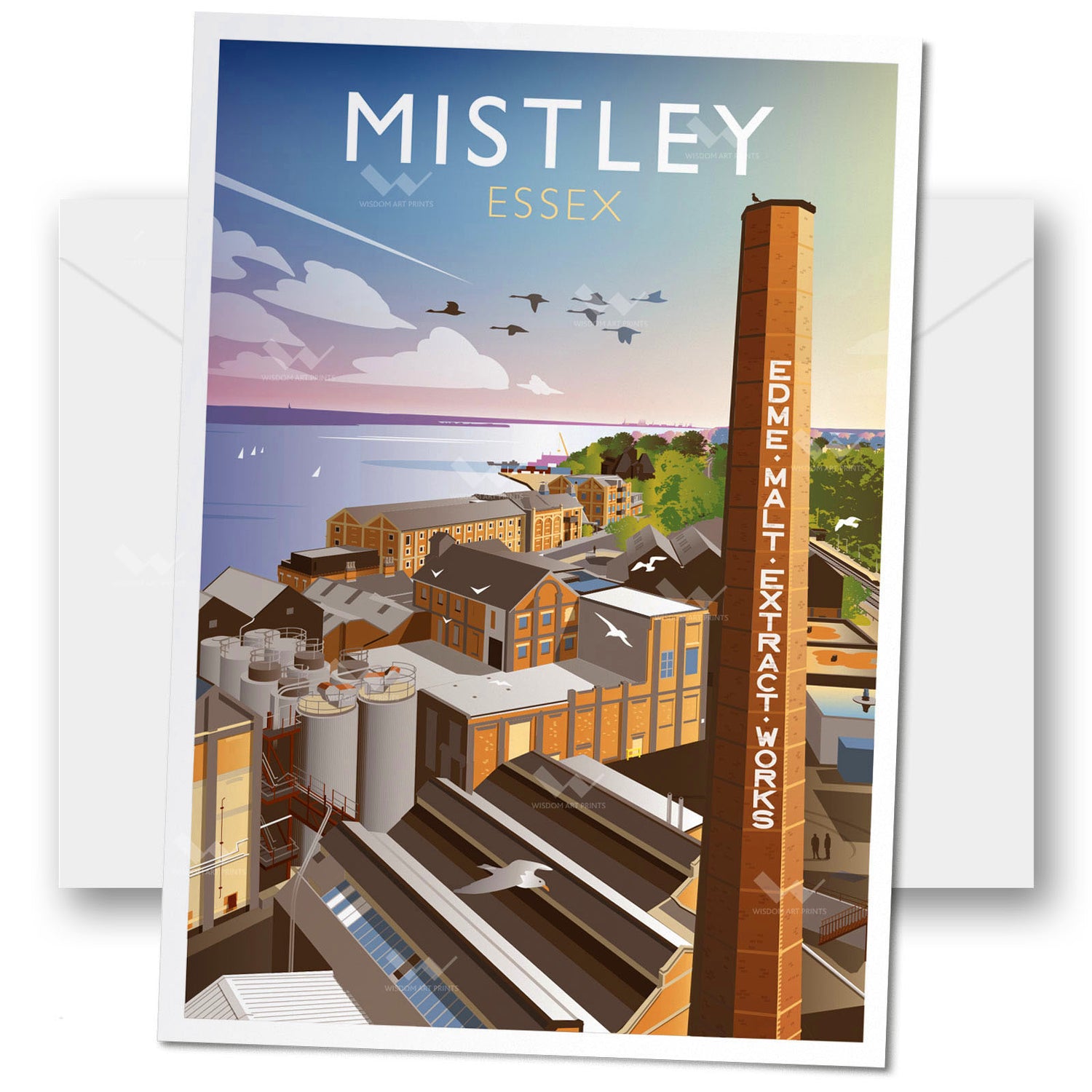 The Maltings, Mistley, Essex Greeting Card
