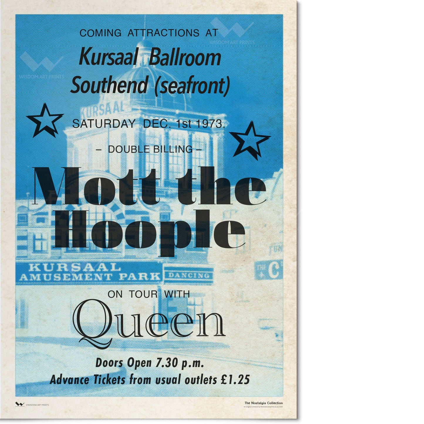 Kursaal Ballroom Poster: Mott the Hoople and Queen