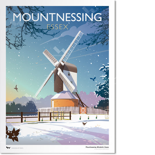 Mountnessing Windmill, Essex (Christmas)