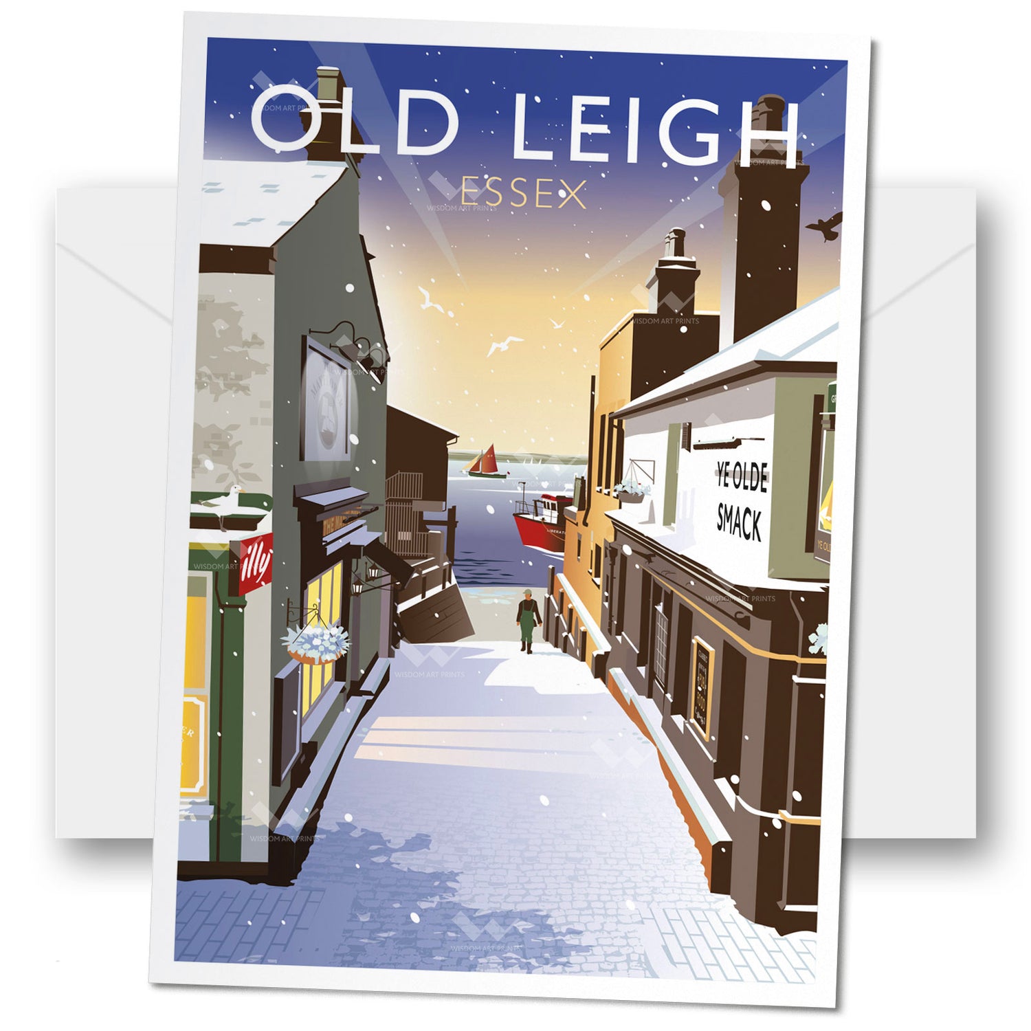 Old Leigh Christmas Card