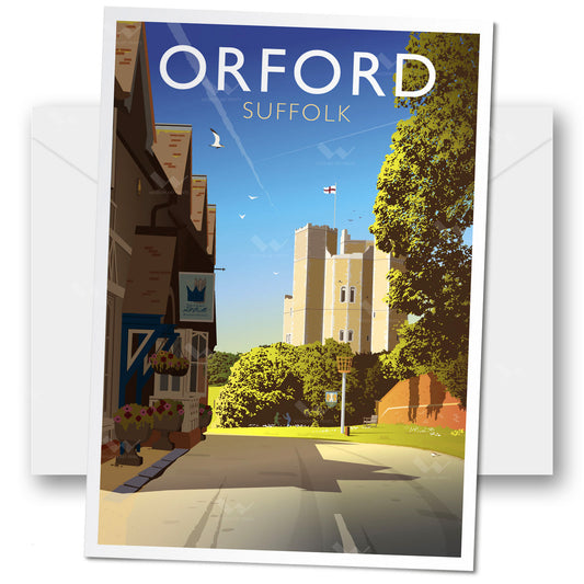 Orford Castle Greeting Card