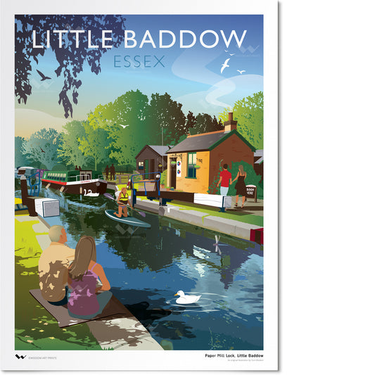 Little Baddow Art Print