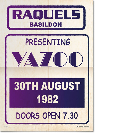 Raquels Yazoo Poster