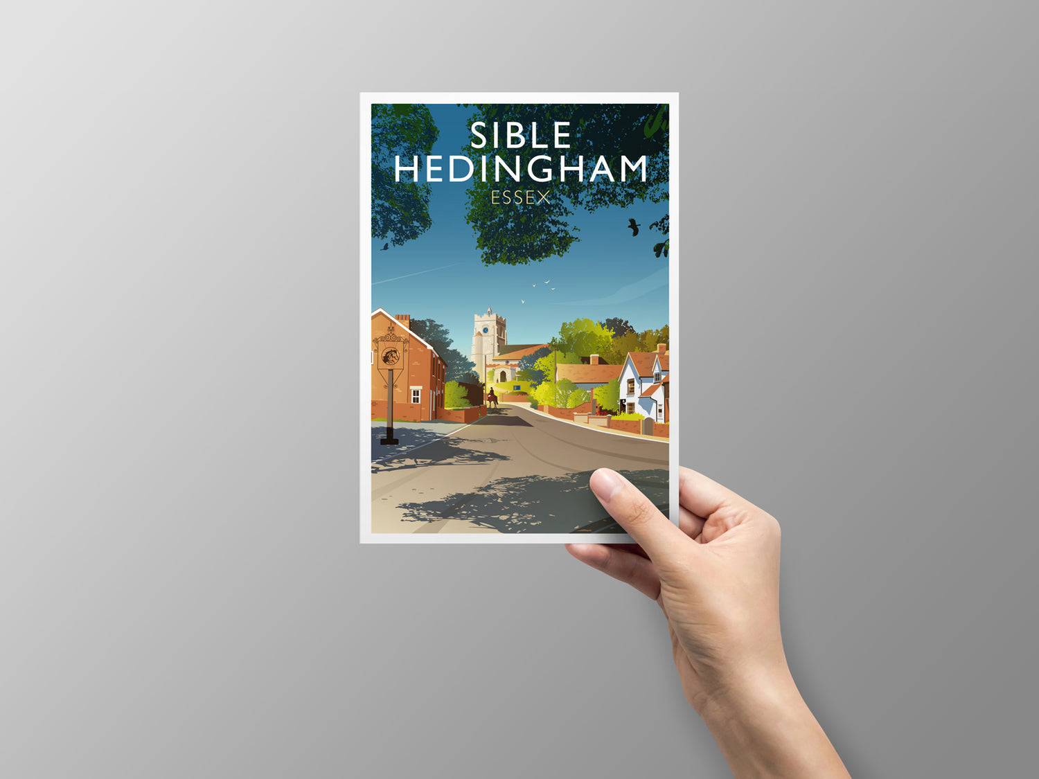 Sible Hedingham Greeting Card