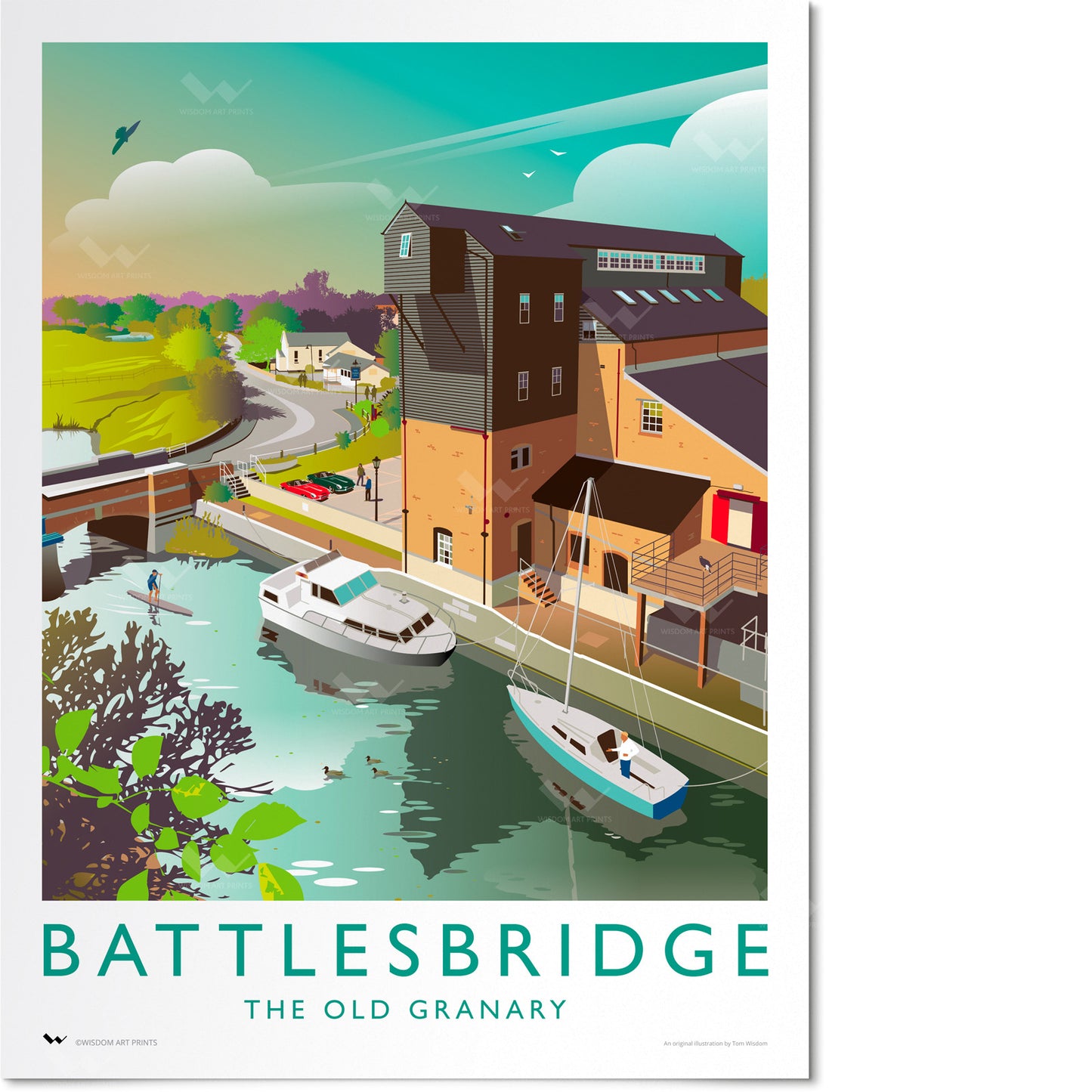 The Old Granary, Battlesbridge Travel Poster
