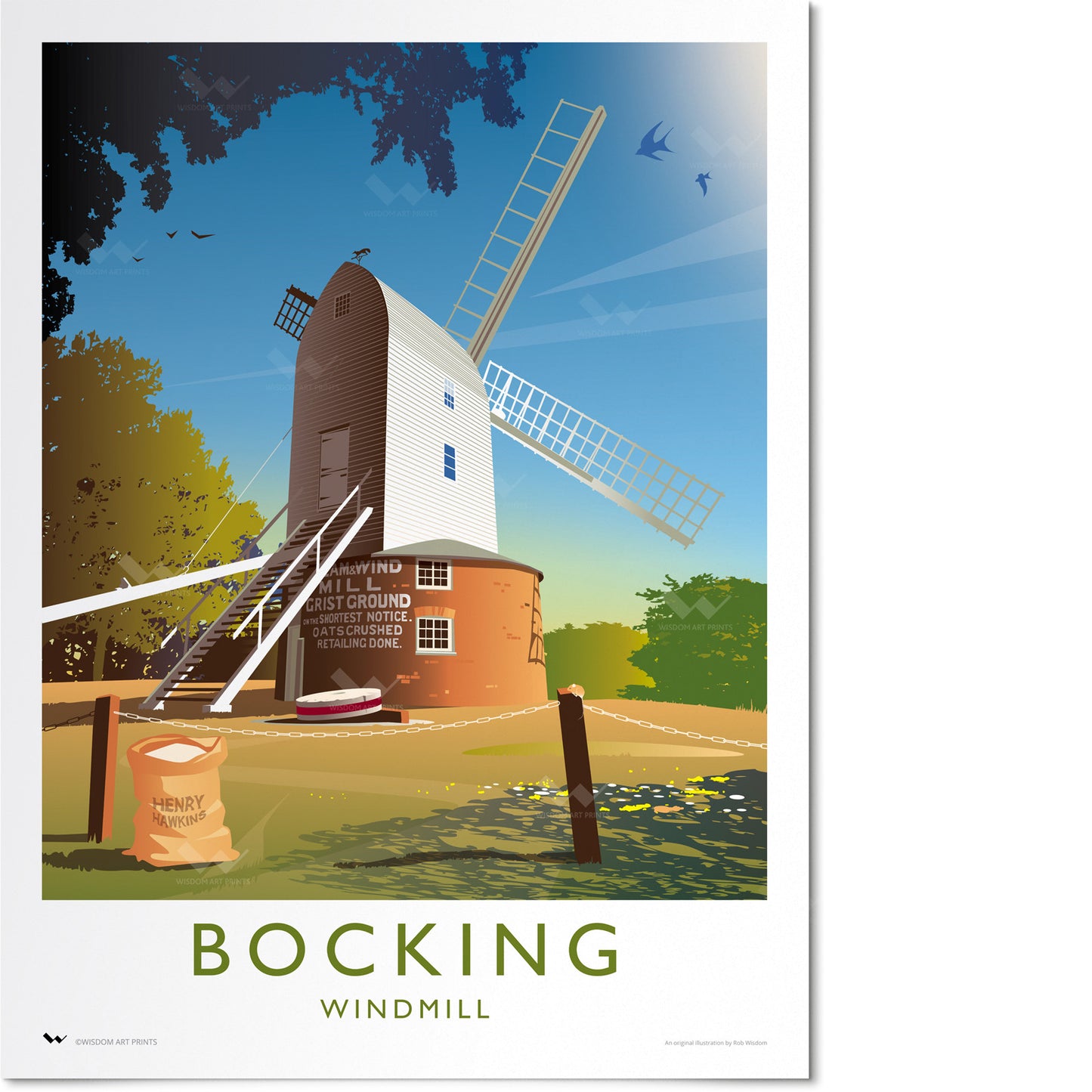 Braintree & Bocking Travel Poster