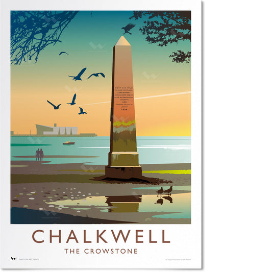 The Crowstone, Chalkwell Travel Poster