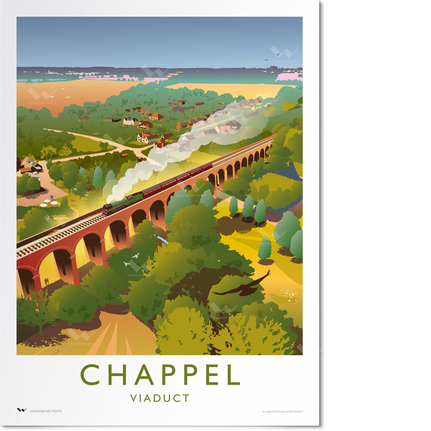 Chappel Viaduct Travel Poster