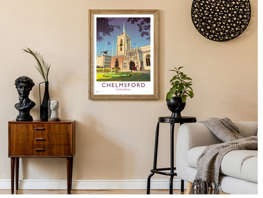 Chelmsford Cathedral, Essex Travel Poster