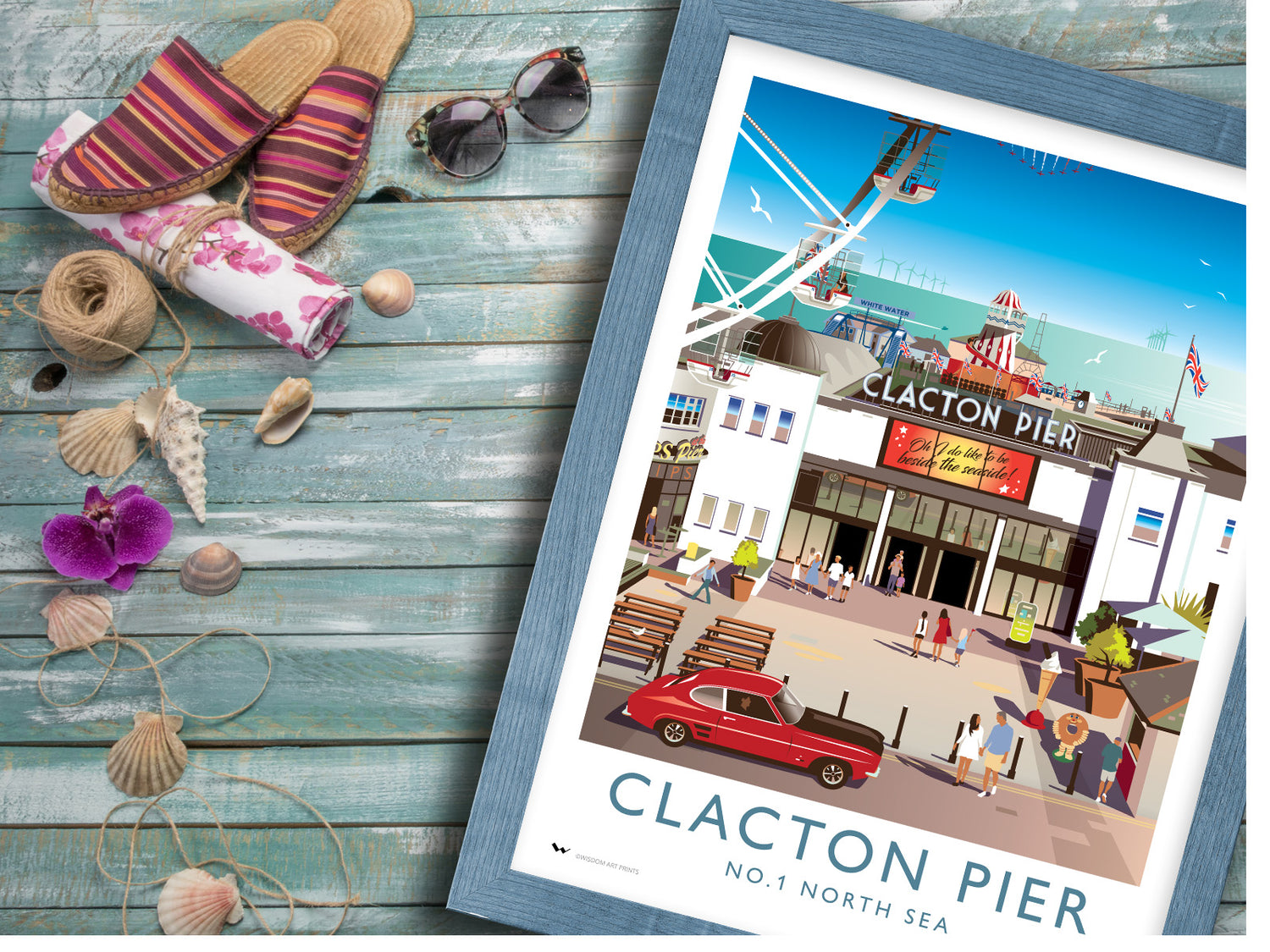 Clacton Pier Travel Poster