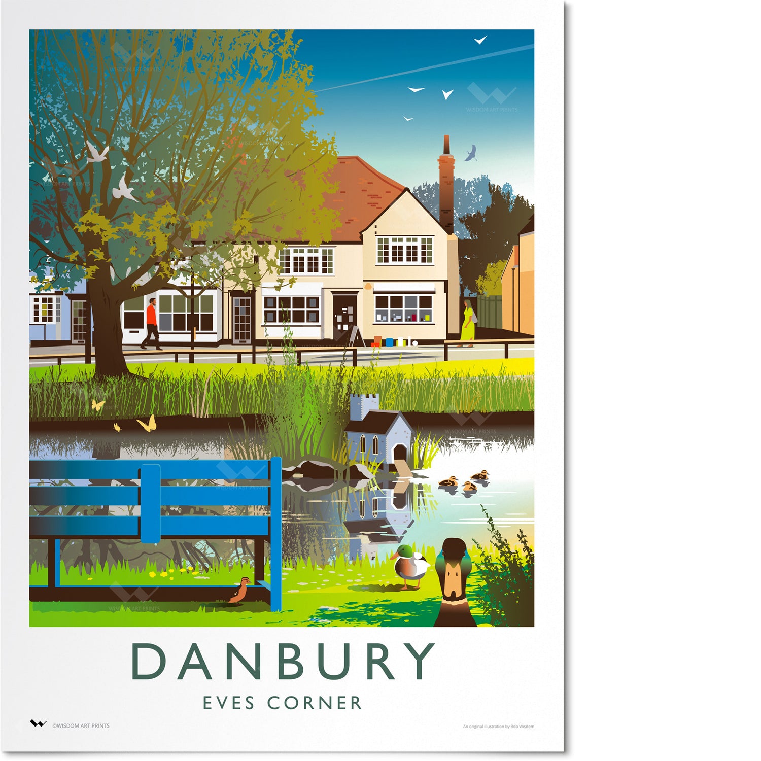 Danbury, Essex Travel Poster