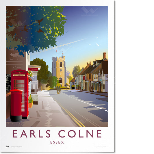 Earls Colne, Essex Travel Poster