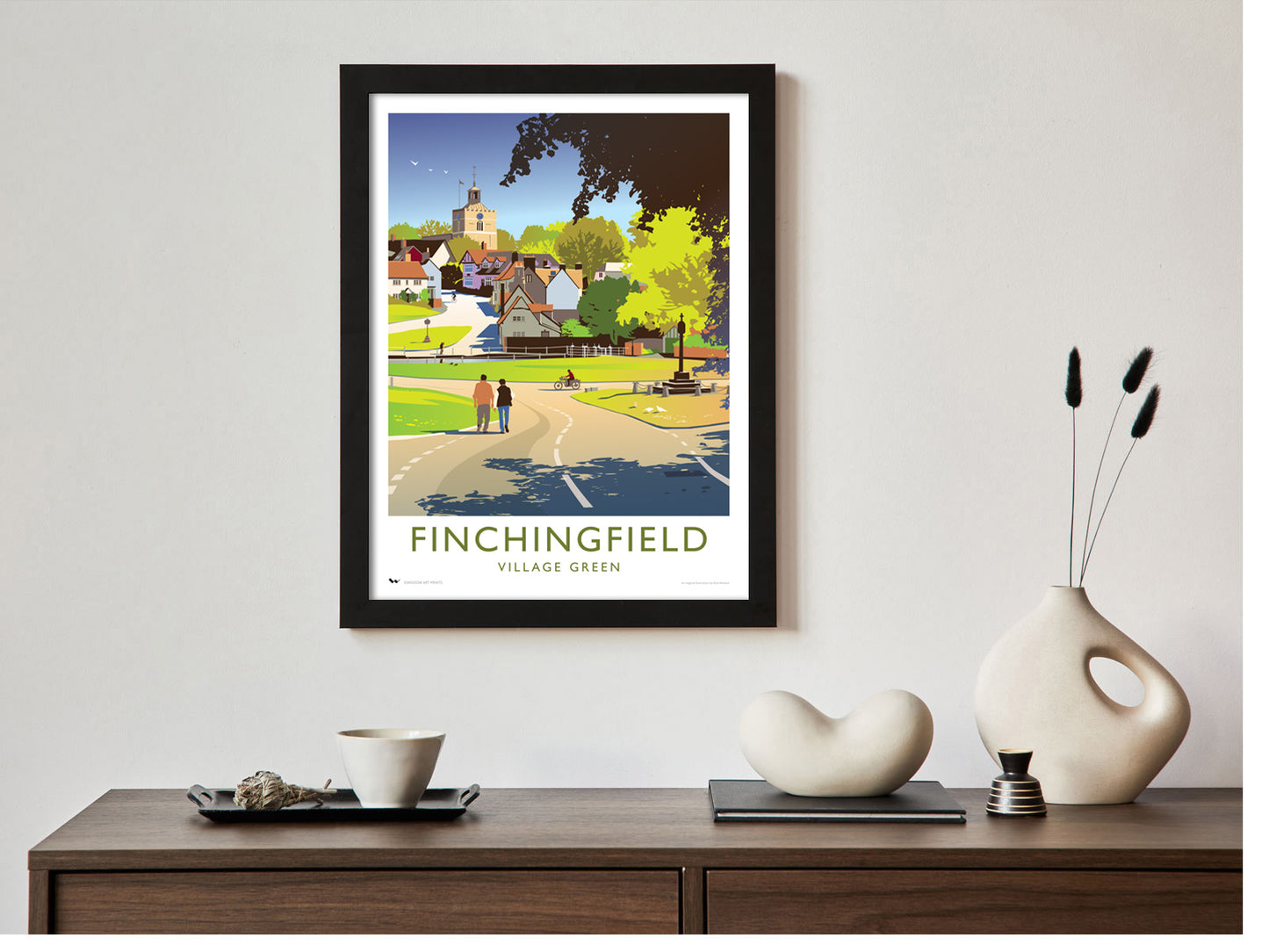 Village Green, Finchingfield Travel Poster