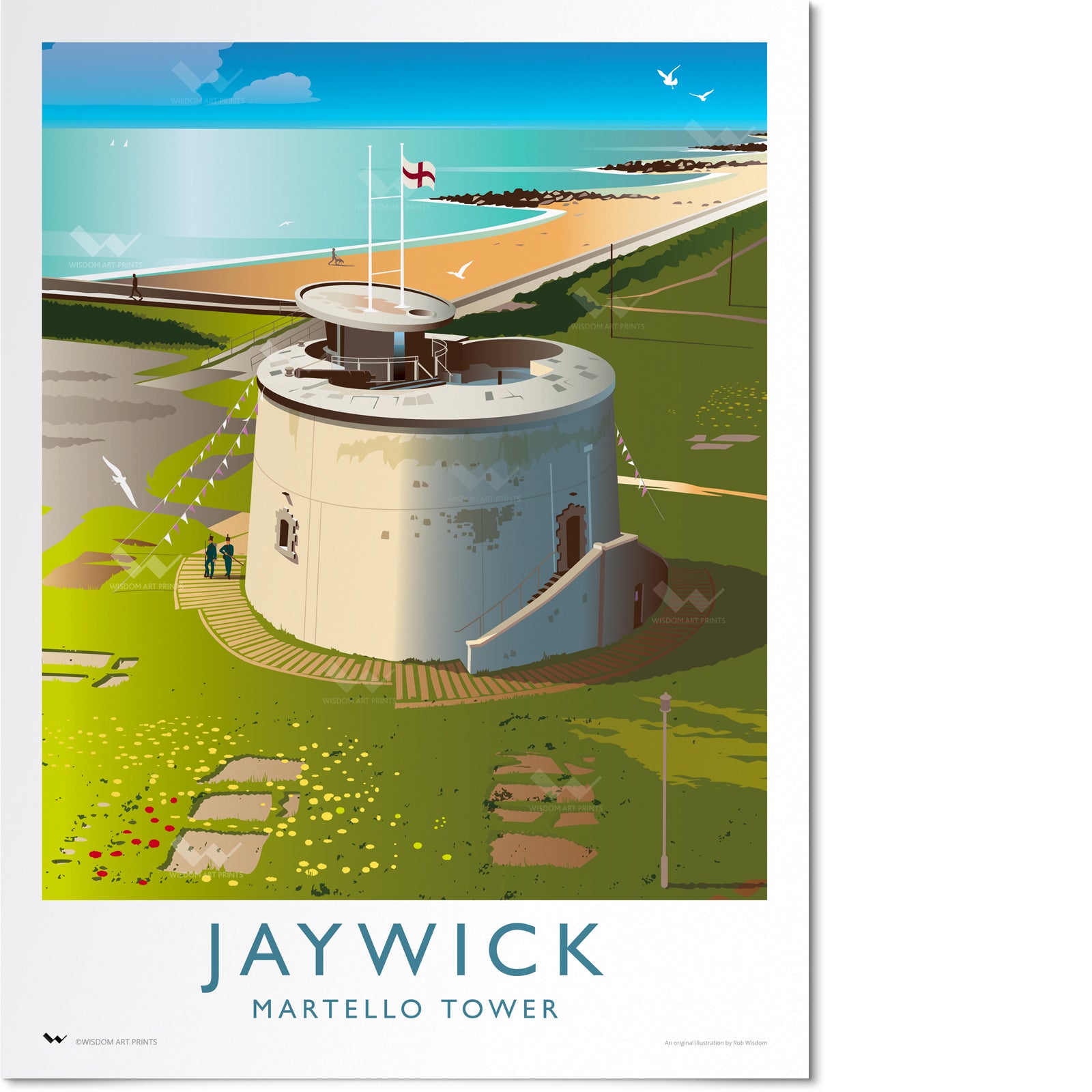 Jaywick, Essex Travel Poster – Wisdom Art Prints