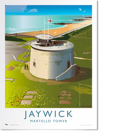 Jaywick Martello Tower Travel Poster