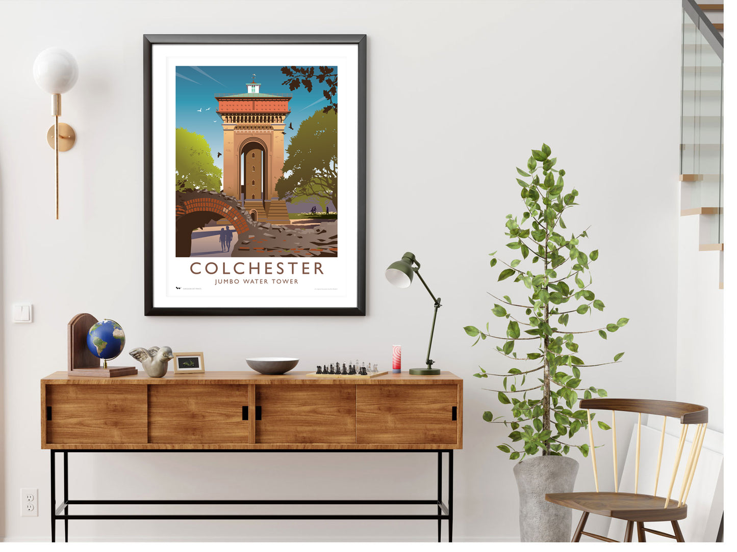 Jumbo Water Tower, Colchester Travel Poster