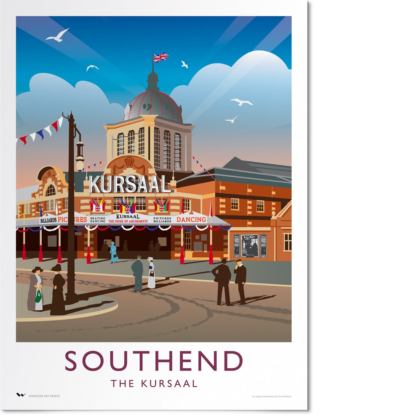 The Kursaal, Southend-on-Sea Travel Poster