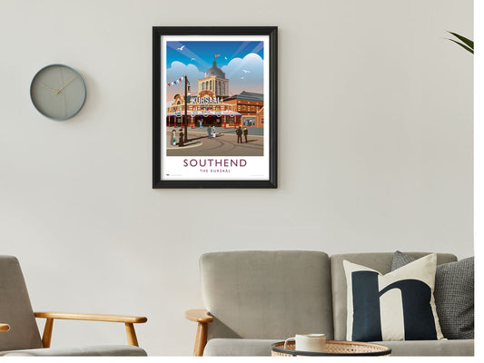 Kursaal Southend Travel Poster