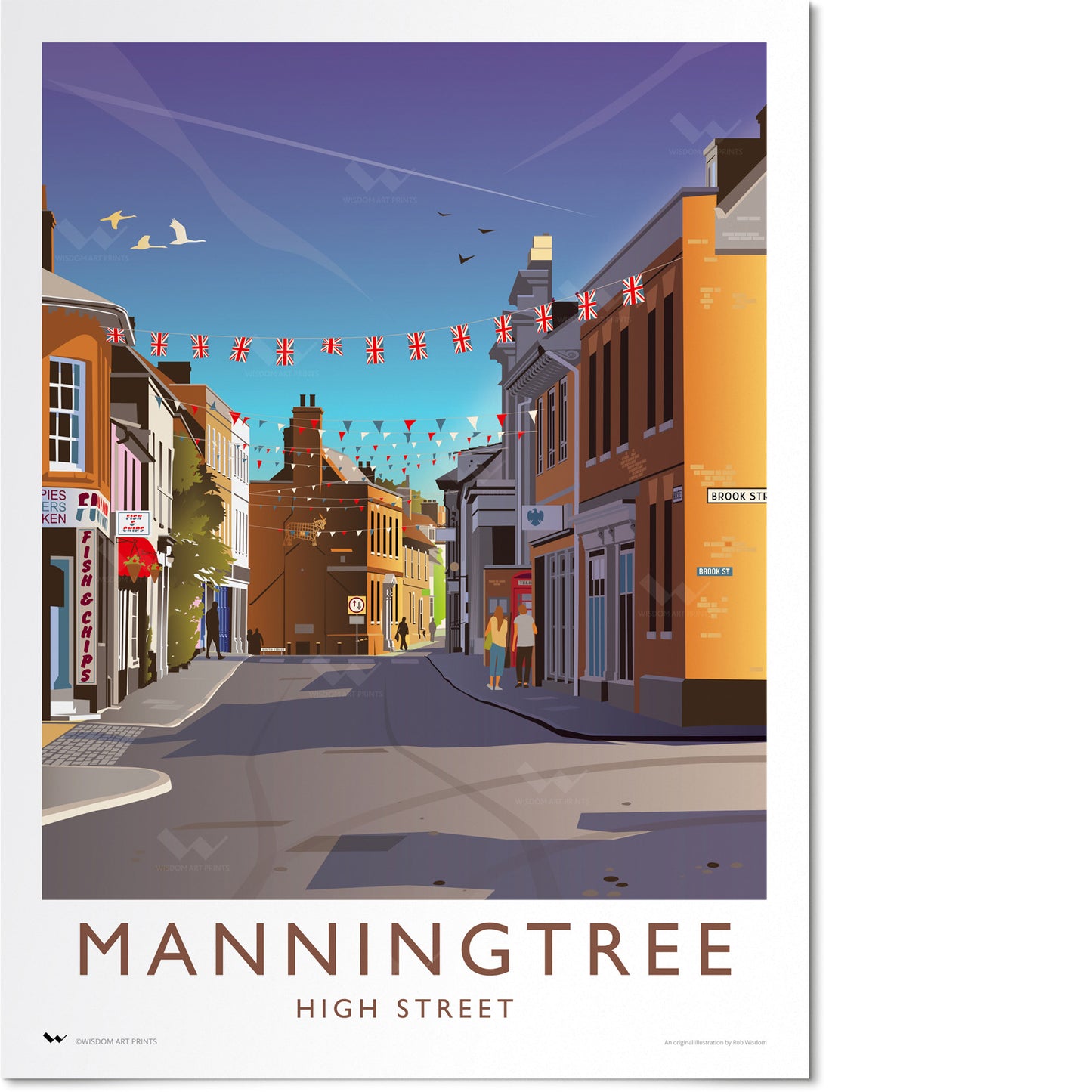 Manningtree Travel Poster