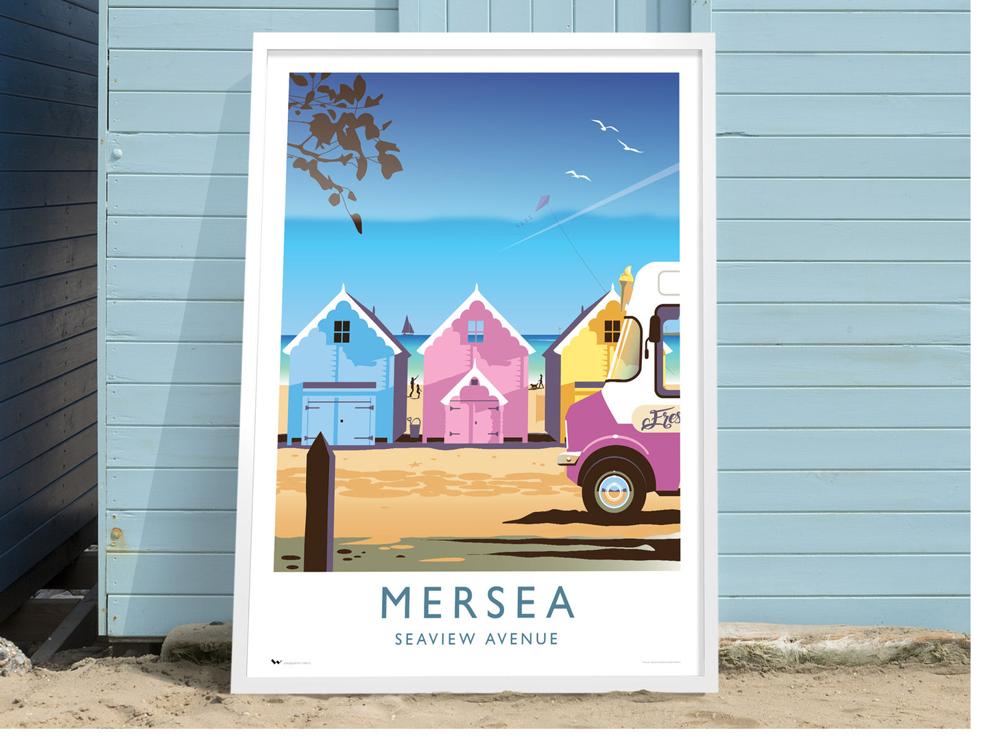 West Mersea Travel Poster