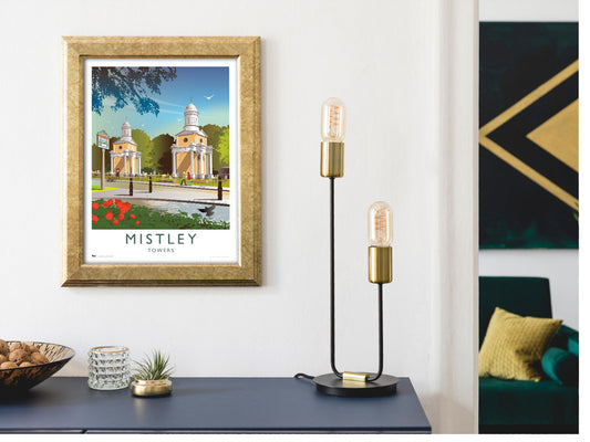 Mistley Towers, Mistley Travel Poster