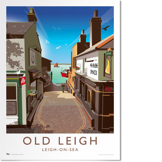 Old Leigh, Essex Travel Poster